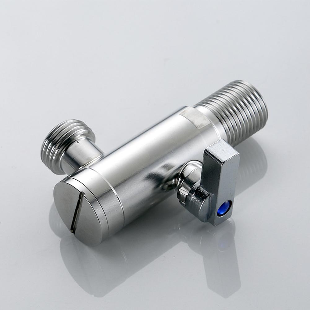 

Triangle Valve Toilet Large Flow Angle Valve 304 Stainless Steel Water Stop Valve Bathroom Kitchens Accessory Heater Valve G1 2