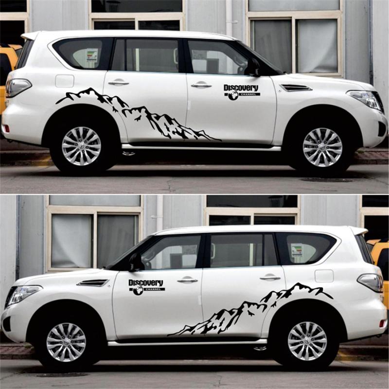 Vinyl Mountain Decal For Car Side Door Decoration, Auto Sticker, Decal For Toyota Prado Land Cruiser