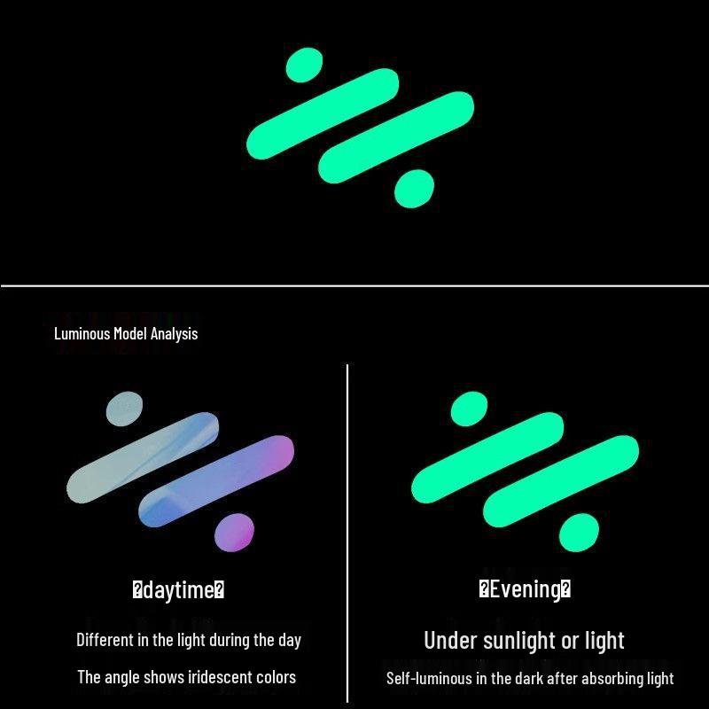 Colorful Luminous Logo Stickers for Zhiji LS6, LS7, L6, L7 Cars - Personalized and Color-Changing Car Decoration