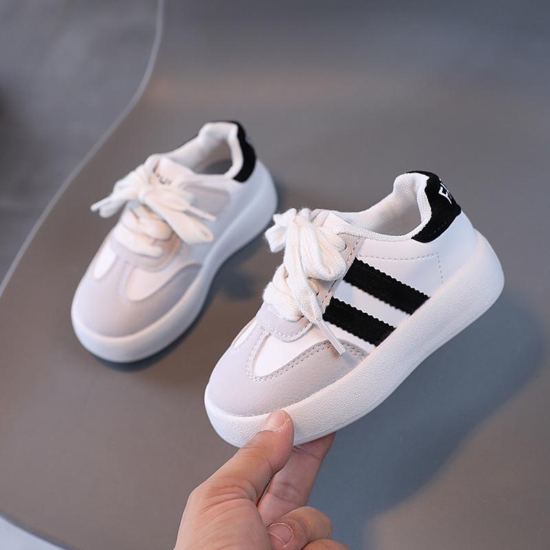 

Children s German Training Shoes: 2023 Autumn Sneakers for Boys & Girls, Korean Style Casual Board Shoes Size 22, Insole 14CM