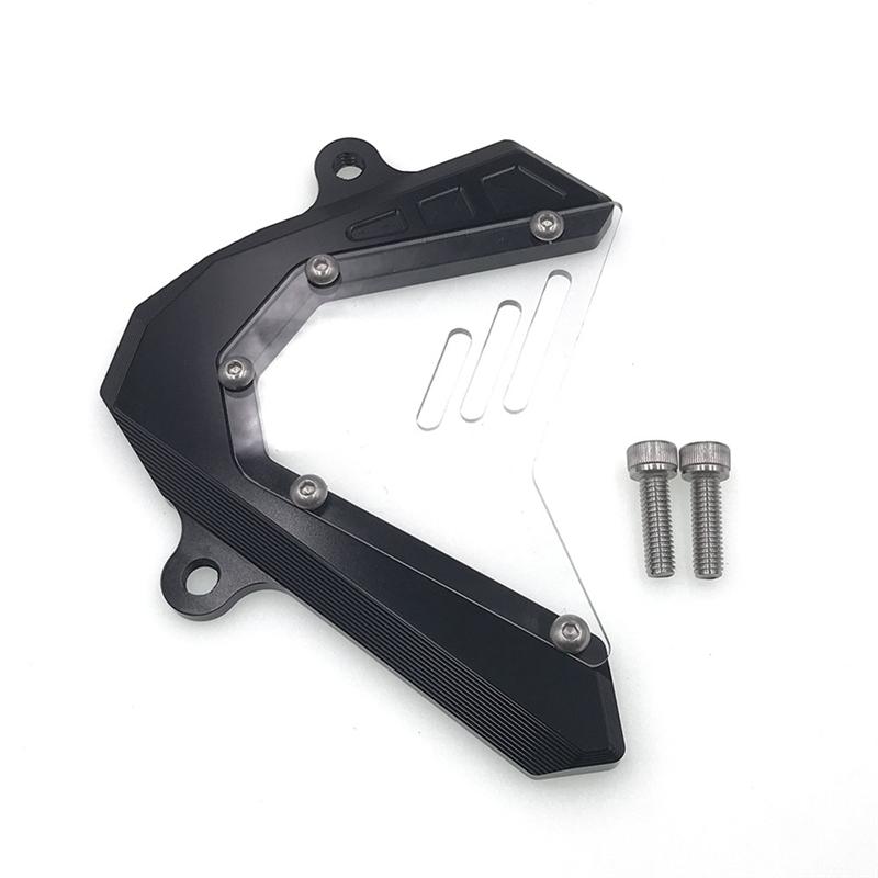 Motorcycle Left Engine Guard For PG-1 PG1 2024 2025 Front Sprocket Chain Cover-A87Q