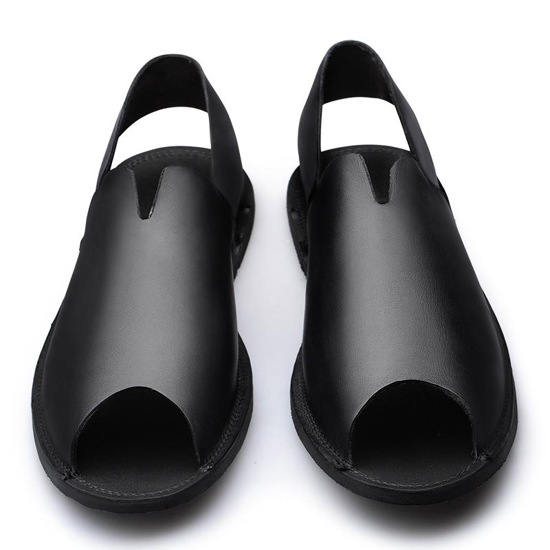 FashionCasual 2024 Мужские сандалии Новые летние модные повседневные уличные тапочки — фото 5