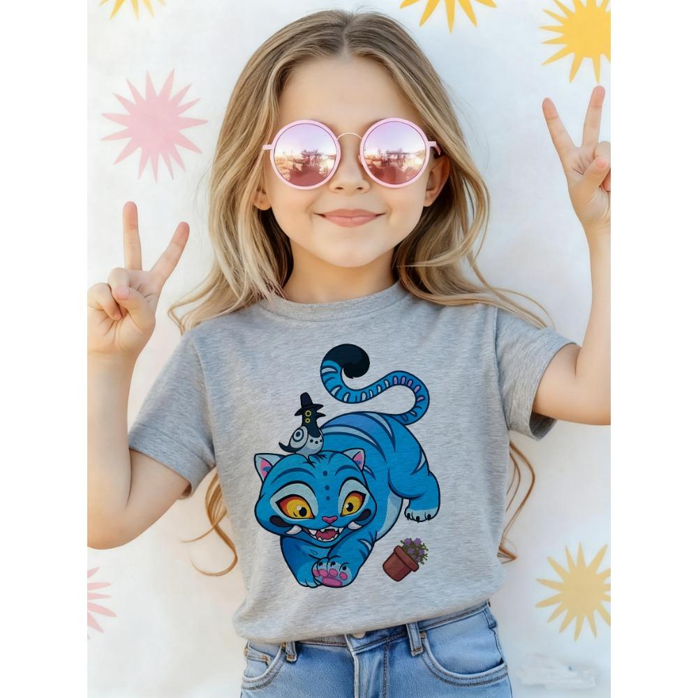 Nuovo in T-shirt per Bambini Bambine KPop Demon Hunters Divertente Maglietta per Fan KPop Demon Hunters Vestiti Ragazzi Ragazze Maglietta Top Unisex