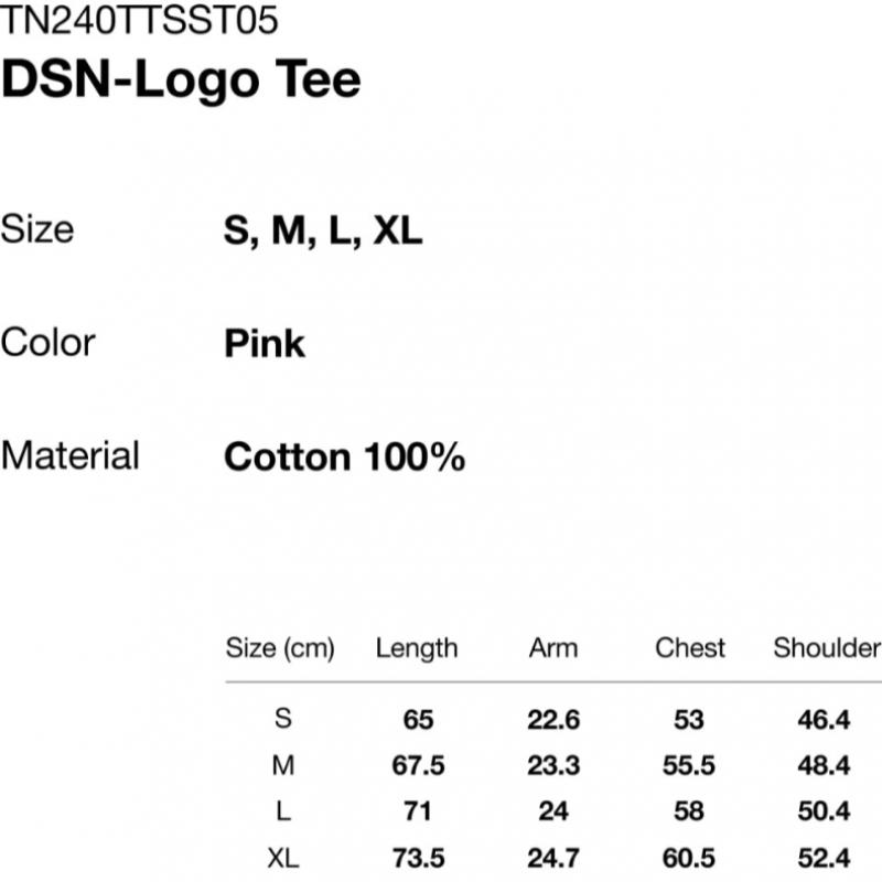 ThIs Is Never That Dsn Logo Tee Pink