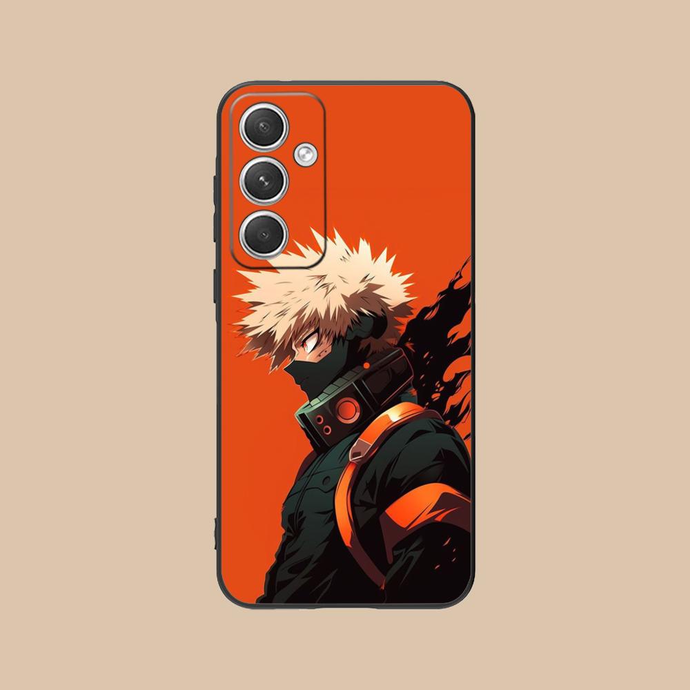 MHA Bakugo Mobile Phone Case for Samsung Galaxy S26 S25 S24 S23 S22 S21 S20 Note20 Plus FE Ultra Colorful Cover Smartphone Cover