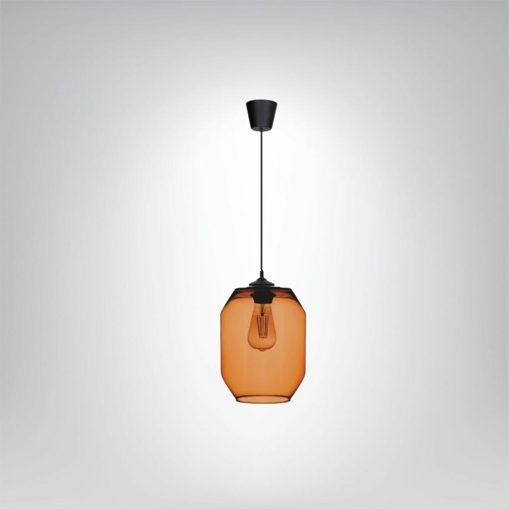 Maximo 1 Pendant Lamp - Dark Amber