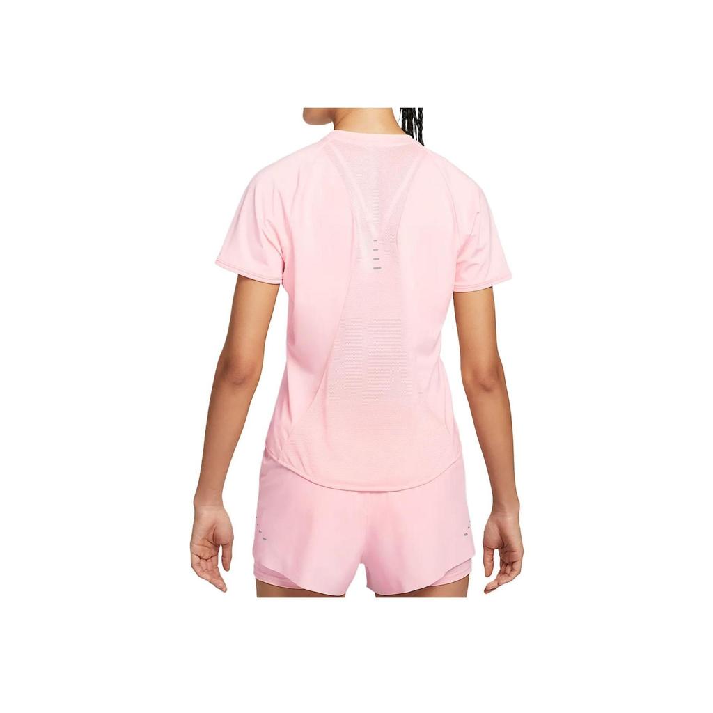 Nike Women's Swift Dri-FIT Short-Sleeve Running Top Pink HM9699-607