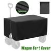 Wagon Cart Cover Oxford Cloth Waterproof Garden Wagon Cover with Adjustable Cord Outdoor Camping Cart Dust and Sunshade Cover