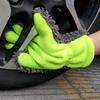 Soft Car Washing Gloves 5-Fingers Cleaning Brush for Car Motorbike Washing Drying Towels Car Styling Auto Detailing Accessories