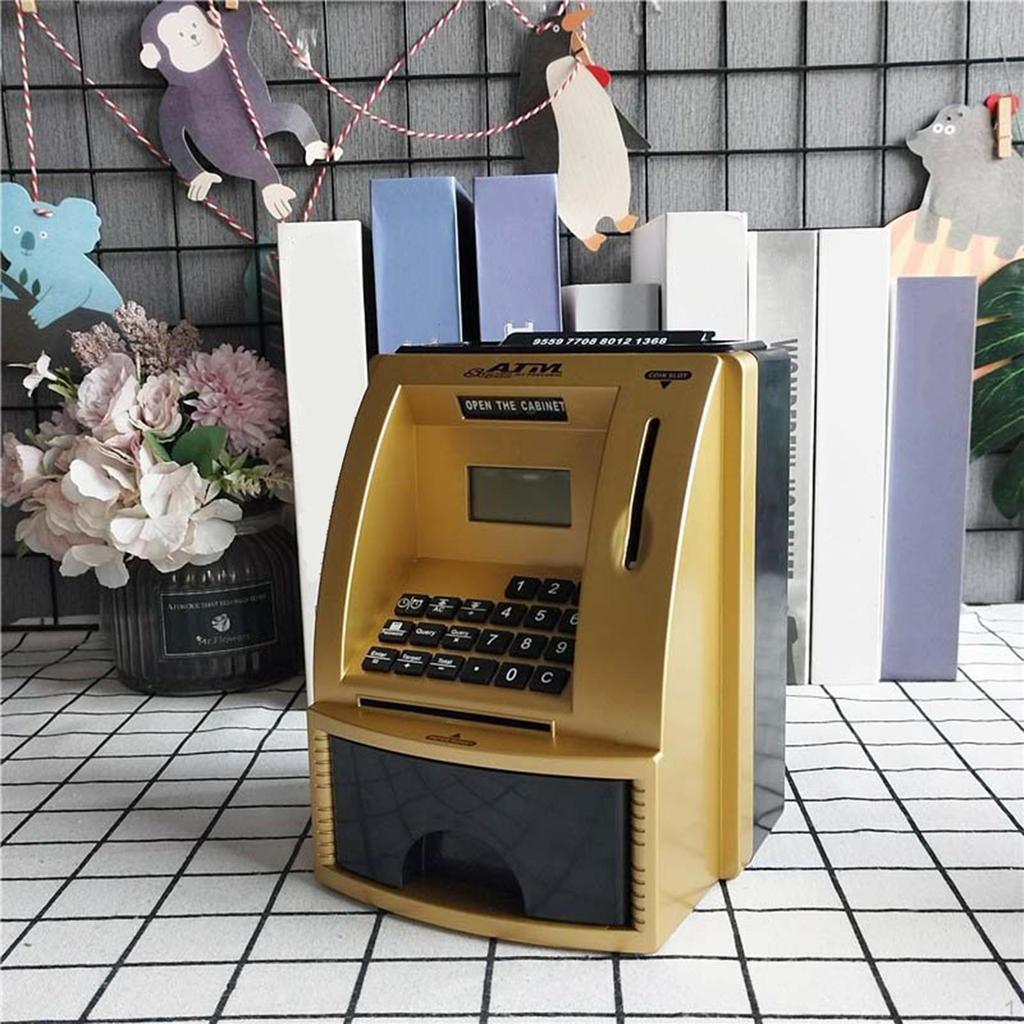 Geldautomat Sparschwein Lernspielzeug Münze Elektronisches Geld für Jungen Mädchen