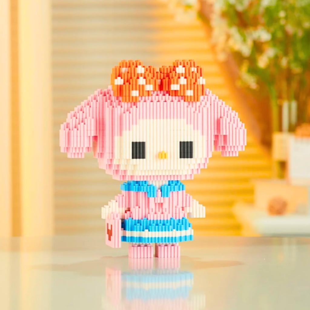 Kuromi Construction Brick Set Sanrio Building Blocks 859 Pcs.