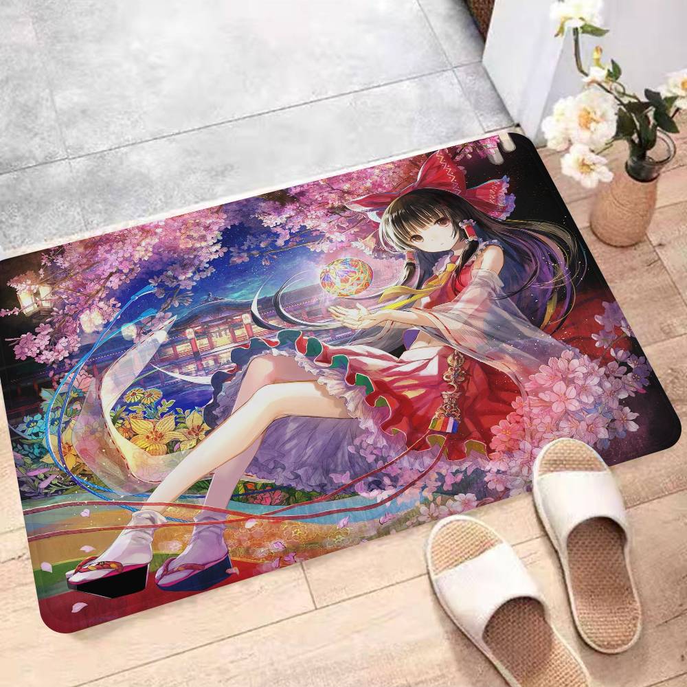 Anime Touhou Project Door Mat Nordic Style Bedroom Living Room Doormat Home Balcony Anti-Slip Alfombra