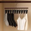 Wooden Wooden Storage Rack 10 Clips Socks Hanging Rack Storage Organiser  Bathroom Dryer