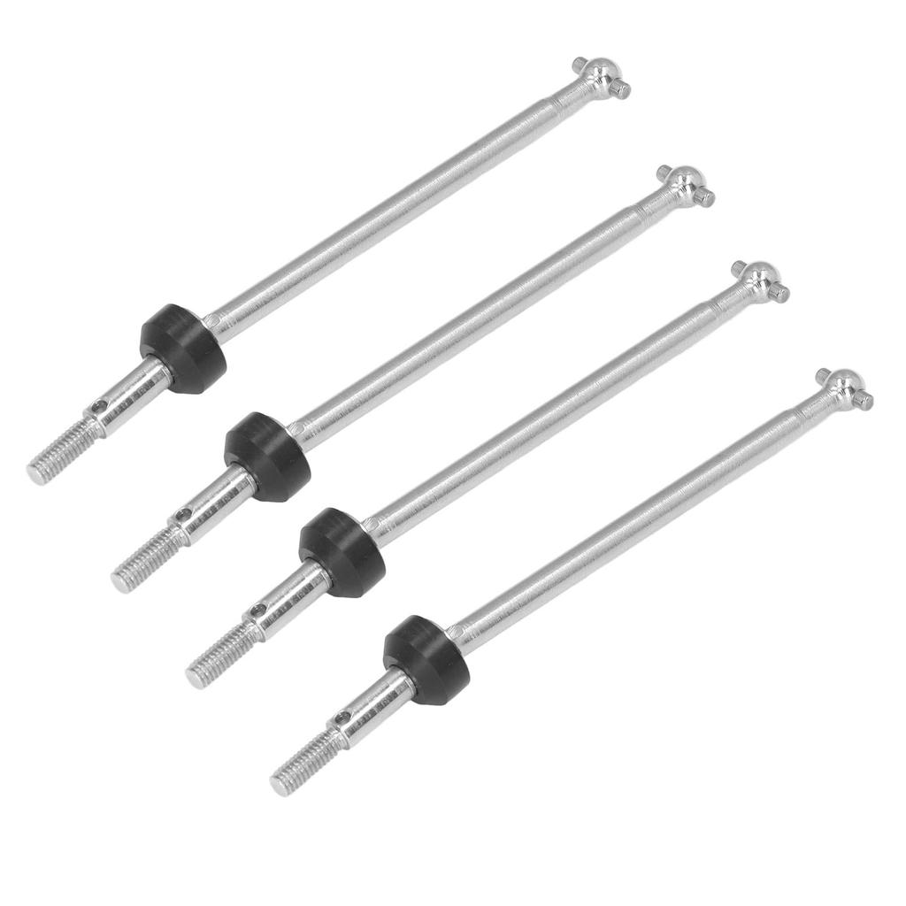 4 Stück RC Vorderes CVD Antriebswellen für Wltoys 110 RC Auto Glänzend Laufen Rostschutz Stahl RC Antrieb