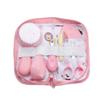 New Baby Care Cloth Bag Travel Set, Baby Nail Clippers Cartoon Set, Daily Travel Cleaning Products and Care Package