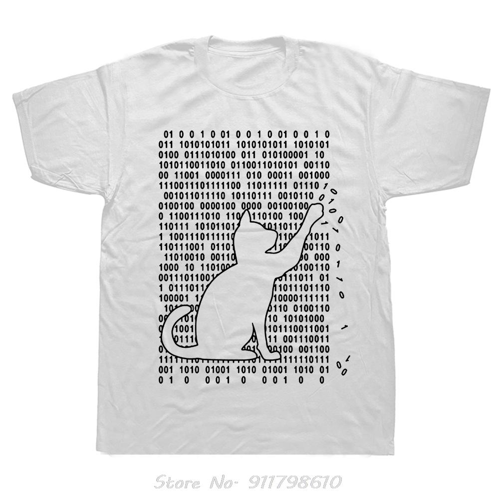 

Men s Clothing Computer Binary Code Programmer Oversized T-shirt Funny Fashion Fitness T Shirt Developer Geek Cotton Tshirt S