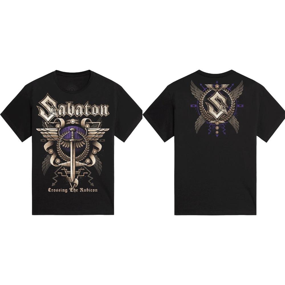 Sabaton Legends Double Sided Graphic Print Heavy Metal Band T-Shirt