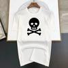 Summer T Shirts for Men Skull Graphic Printed Cotton Short-Sleeve Oversized T Shirt Tees Loose Woman Brand Men Clothes