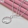 925 Sterling Silver Tree of Life Pendant Necklace Fashion Wedding Jewelry