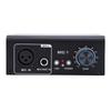 Microphone Preamplifier 1 Channel XLR Mic Preamp Adjustable Gain Balanced Phantom Power Low Noise Metal Shell