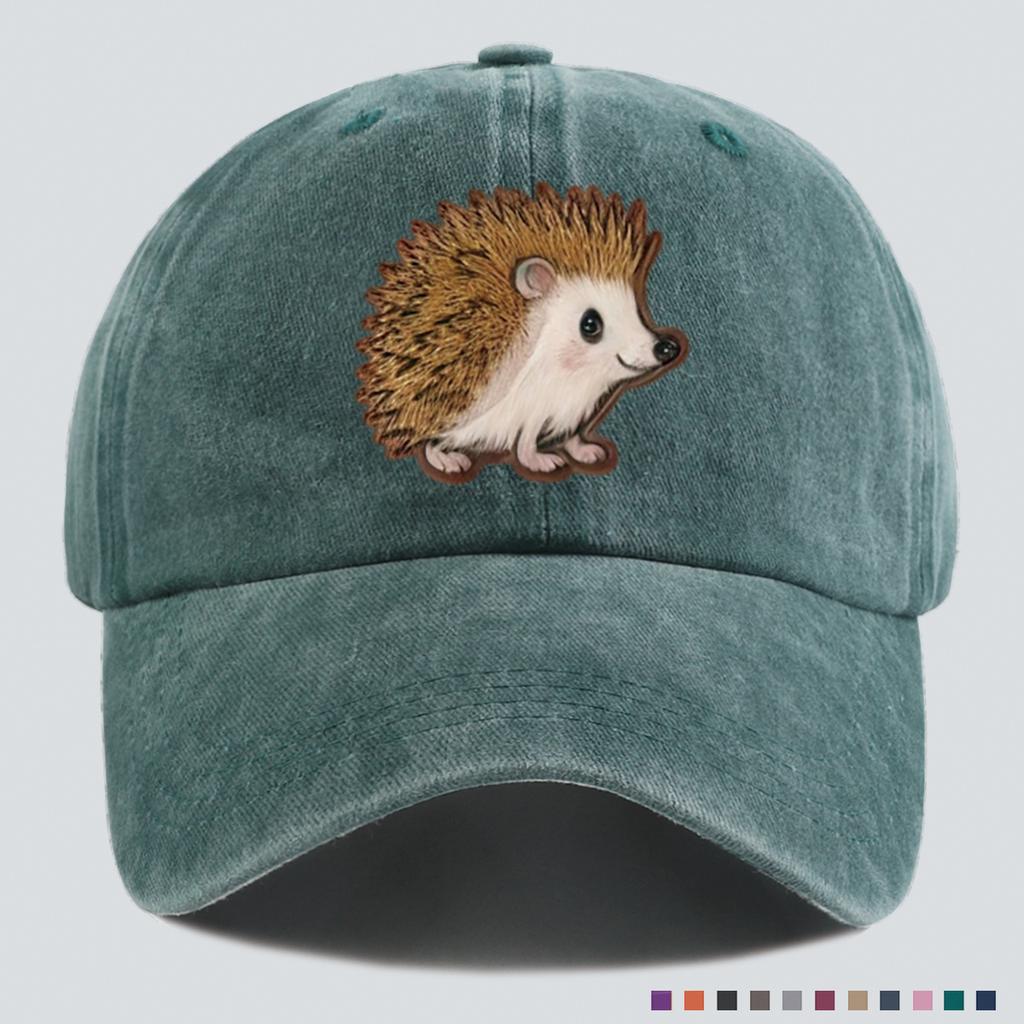 Cute Hedgehog Print Baseball Cap, Simple and Fashionable Headwear, Personalized and Versatile, Unisex