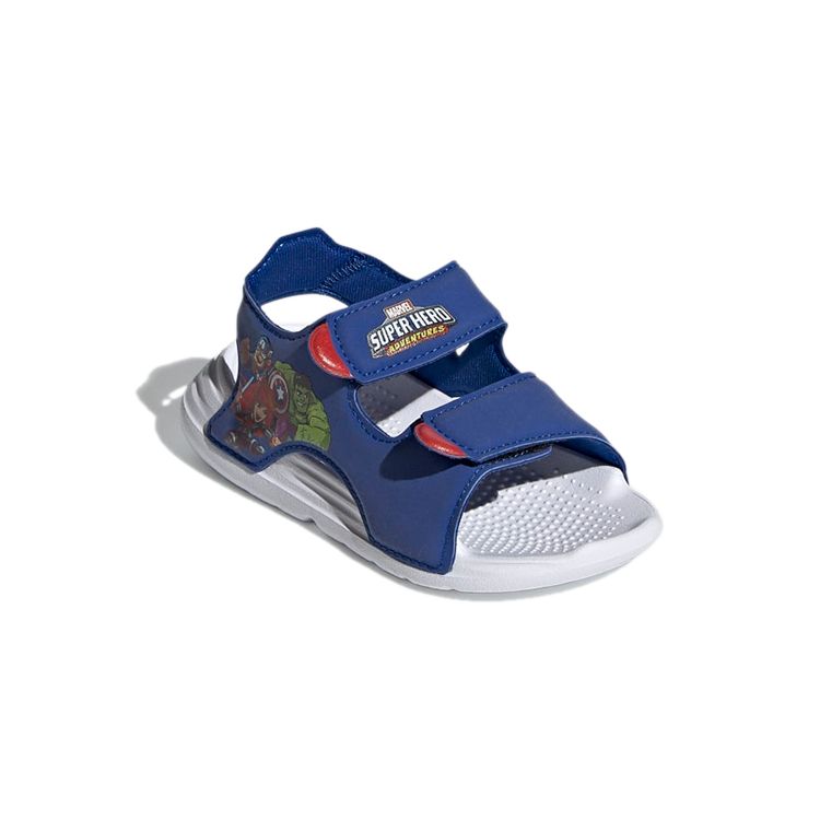 Adidas Swim Sandals Comfortable Casual Durable Low-Top Toddler Shoes Baby Shoes Blue FY8958