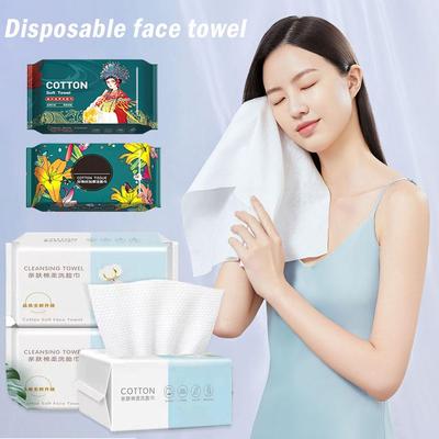 Disposable Wash Face Towel Extractable Cotton Soft Towelettes Tool Facial Towel Washing Facial T8T9