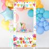 Birthday Party Photo Booth Frame Happy Birthday Photo Frame Backdrop Colorful Balloons Kids Birthday Party Decorations Supplies