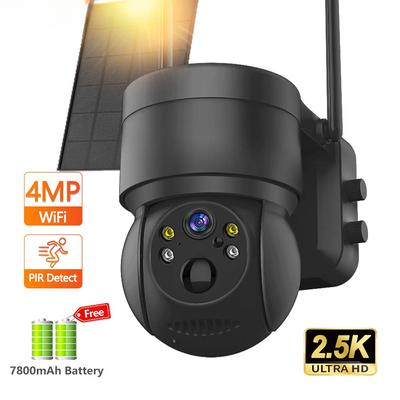 Kamera IP ICsee 4MP Solar WiFi Zewnętrzna bezprzewodowa PTZ Bezpieczeństwo Ochrona Monitoring wideo CCTV Bateria 7800mAh Długi czas czuwania