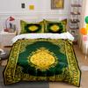 Golden Floral Medallion Pattern. Bedding Sets Duvet Cover Sets Duvet Covers Pillowcases(1 * Duvet Cover 2 * Pillowcases, Without Duvet Insert)