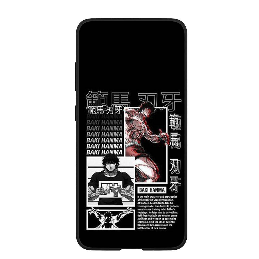 

Phone Case for Samsung Galaxy S25 S24 S23 A16 A06 iPhone 16 15 Xiaomi Redmi Note 14 13 12 16E X 11 Pro Max OPPO Moto Huawei Hanma Baki Comics Cover for Samsung Galaxy A16 болюс