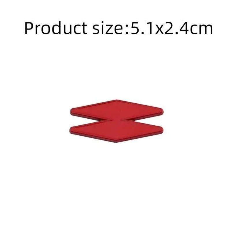 ESIF6 3D Metall GT RS Line Emblem Abzeichen Heckklappe Seite Aufkleber Abziehbilder für Renault Logan Clio Megane Captur Twingo Duster Kadjar