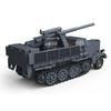 726pcs  WW2 Army Military Soldiers German 88 MM Flak Transport Vehicle Model Assemble Building Blocks Bricks Children's Toys