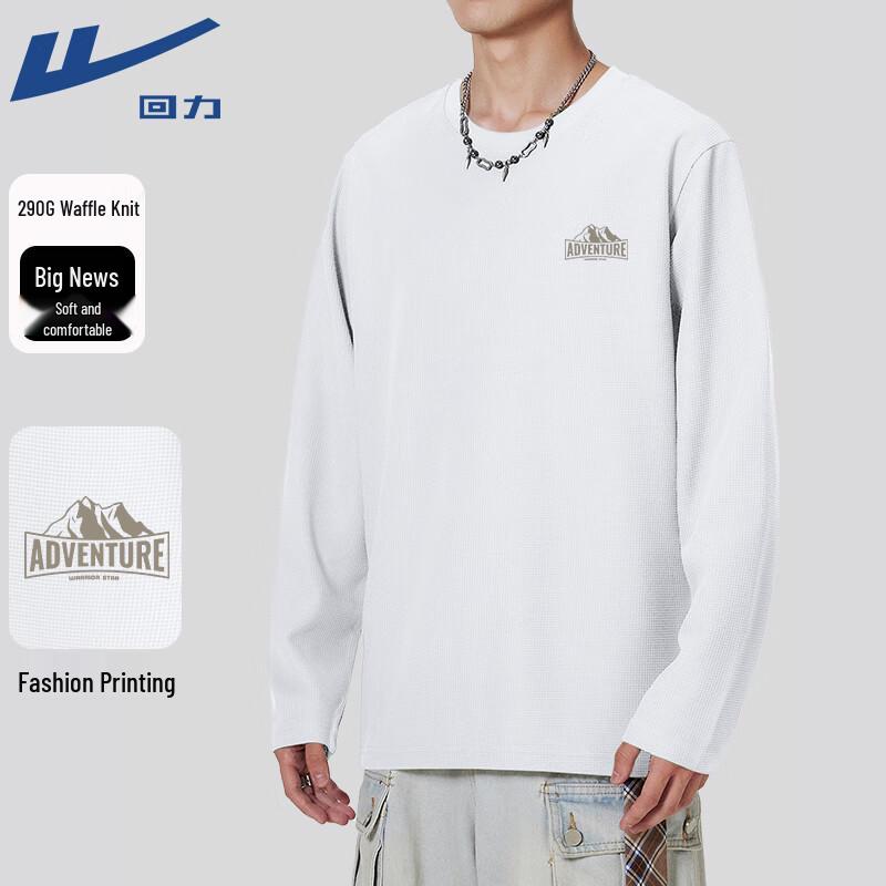 Warrior Men s Heavyweight Waffle Knit Long-Sleeve T-shirt 2XL