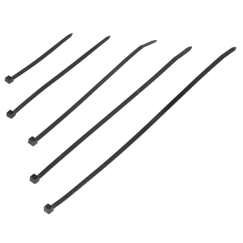 700 Stück Kabelbinder 40 lb Festigkeit Schlauch Zip Selbstsichernd Set Kit für Drahtleitung Schwarz