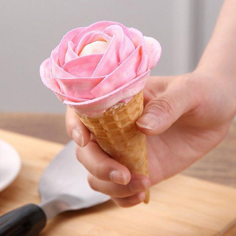 Frozen Yogurt Scoop Stainless Steel Ice Cream Scoop Spade For Hard Or Desserts Flat Paddle Butter Cutter Tool For Frozen