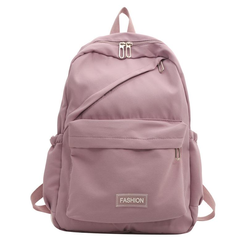 

2024 Корейська версія суцільного кольору шкільний рюкзак жіночий японський маленький свіжий студентський рюкзак старшокласника студент солодкої текстури дівчина рюкзак фіолетовий