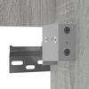 Bathroom Cabinet with Mirror Grey Sonoma Particleboard