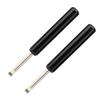 2PCs Watch Repair Kit Battery Remover Silver Pry Hand Tool Black Long Handle Aluminum Steel