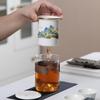 Chinese Ceramic Portable Kung Fu Travel Tea Set