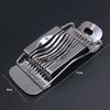 Egg Cutter Stainless Steel Egg Divider Mozzarella Divider Chopper Useful Silver Eco-Friendly Kitchen Egg Tools