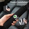 PTHT3 Car Interior Belt Cover Safety Belt Shoulder Protector Mats Auto Accessories For Skoda Kamiq MK3 Roomster Rapid Kodiaq Karoq