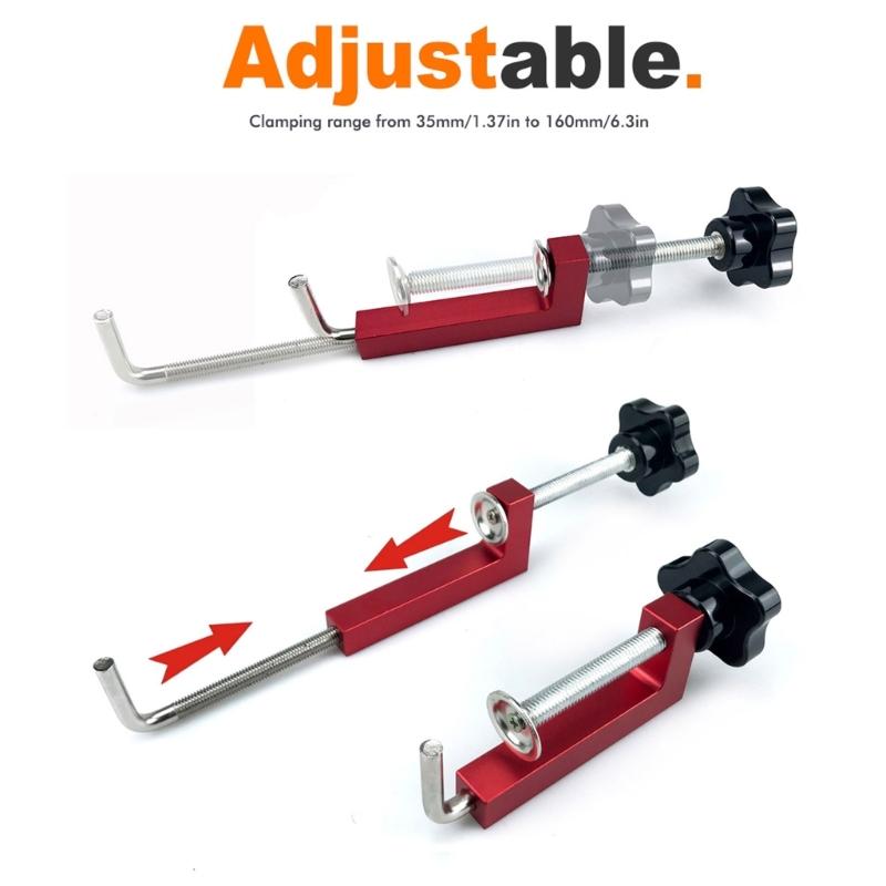 Fence Clip Fixing Clip Multifunctional Woodworking Clamp Clip Adjustable Fixed Clamps Woodworking Clip Hand Tool