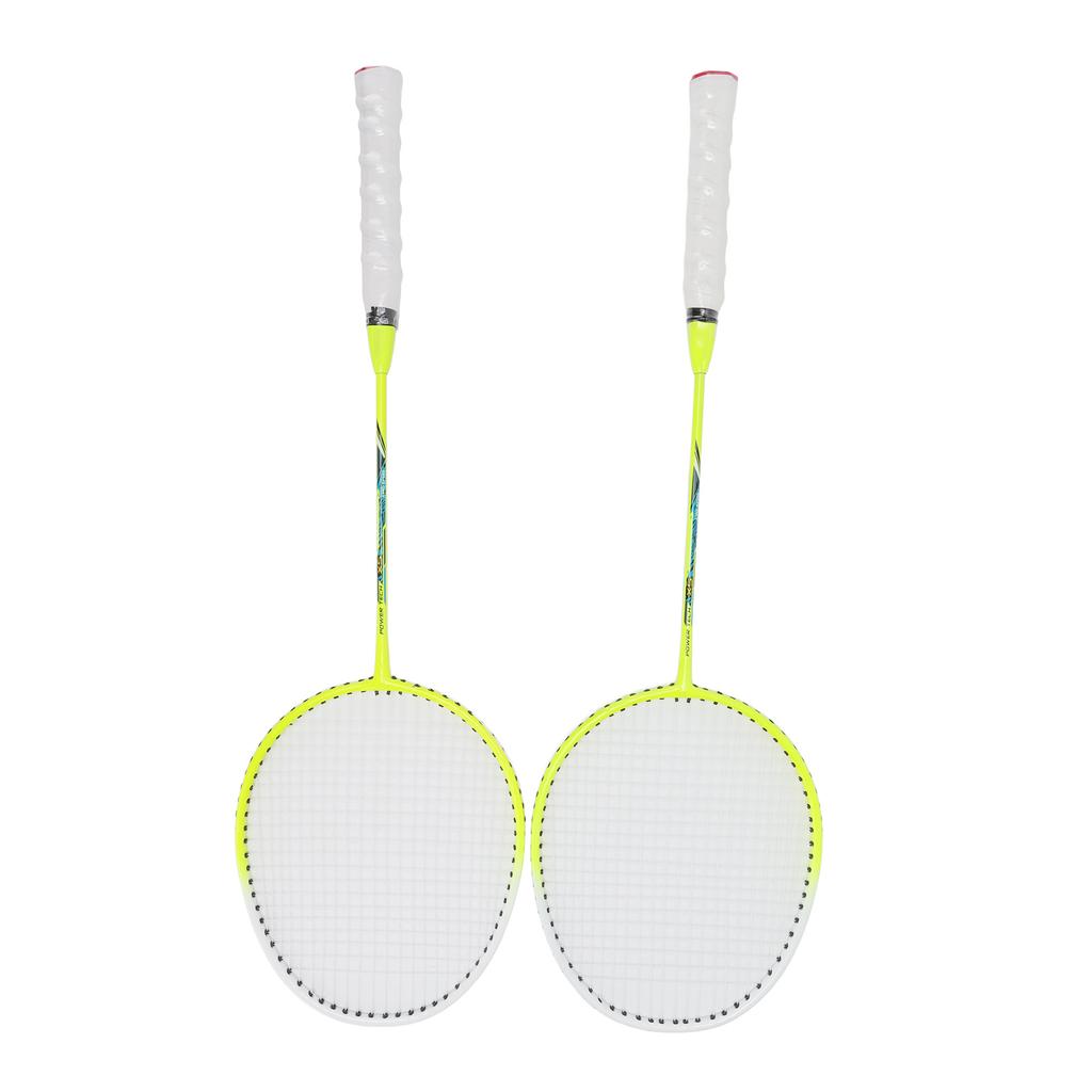 Badminton Rackets Set One Piece Racket Body Iron Alloy Nylon 12pcs Foam Plastic Badminton Sport Rackets Set