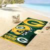 Green Bay Packers Beach Towel Beach Towel Microfiber Beach Towel, Lightweight and Quick-Dry, for Summer Travel, Swimming Pool Fan Birthday Gift