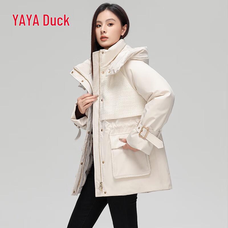 

Женская парка средней длины с капюшоном YAYA, пуховик M