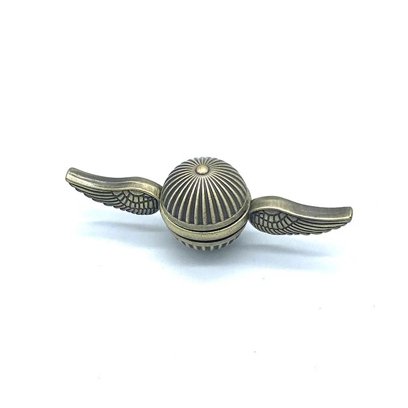 

Игрушки-спиннеры для повседневного использования, вращающийся на кончике пальца гироскоп, антистрессовые игрушки для детей и взрослых, вращающийся металлический шар, настольные игрушки для снятия стресса жёлтый