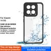 IMAK UX-9A Series for Xiaomi 14 Smartphone Case Shockproof TPU+PC Clear Phone Cover