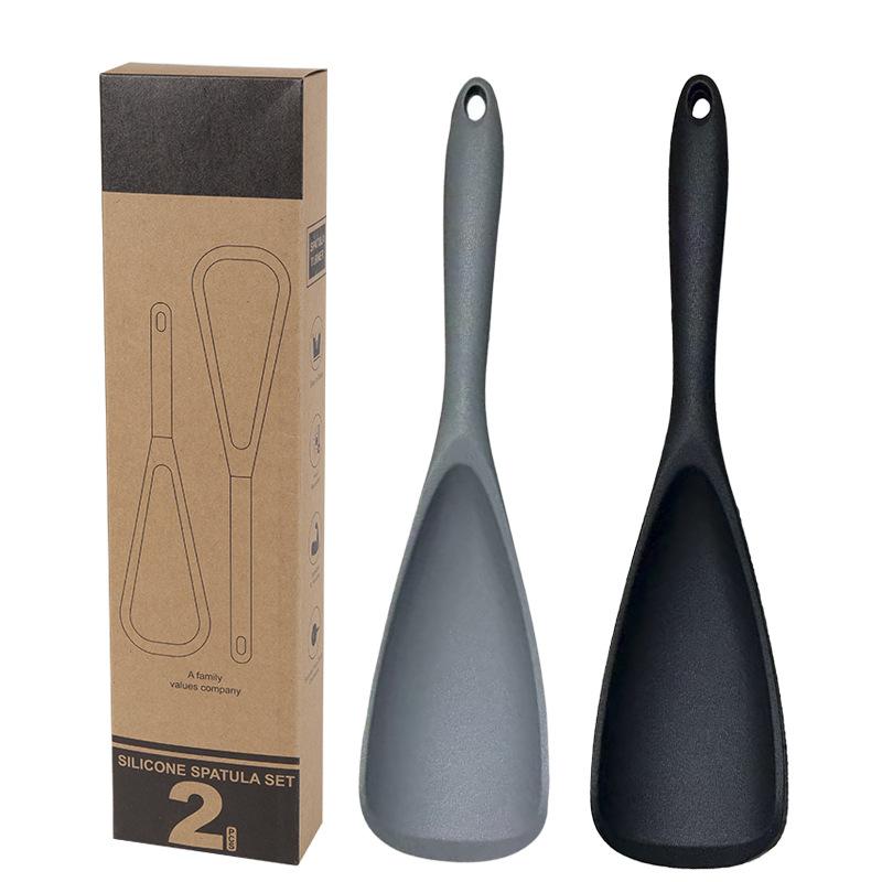 New all-silicone duck bill shovel household kitchen integrated cooking shovel non-stick pan shovel high temperature salad