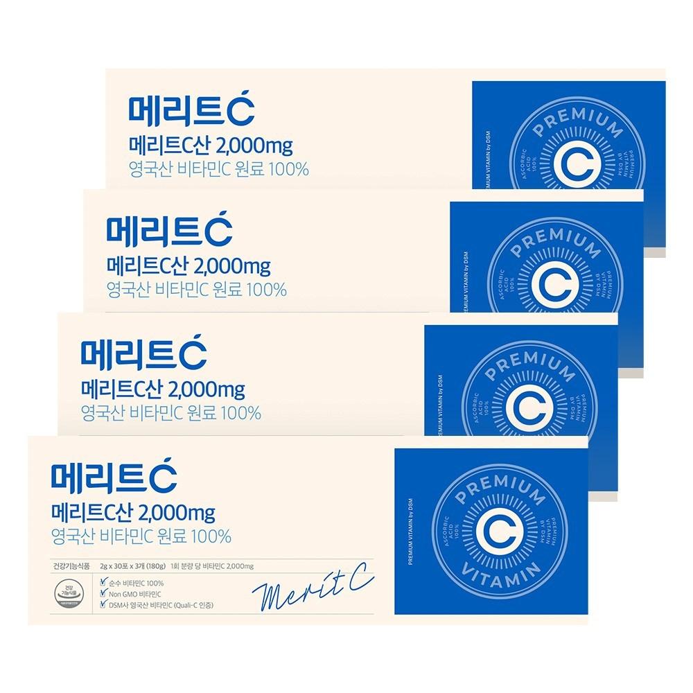 Huons Merit Vitamin C 2000mg 180g 4 pcs